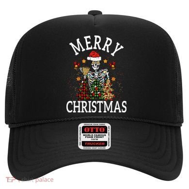 Merry Christmas Skull Skeleton funny  Hat