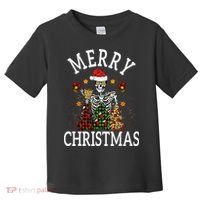 Merry Christmas Skull Skeleton funny  Toddler T-Shirt thumb 0