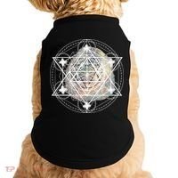 Metatron Cube Sacred Geometry Spiritual Yoga Doggie Tank thumb 0