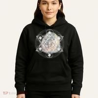 Metatron Cube Sacred Geometry Spiritual Yoga Hoodie thumb 5
