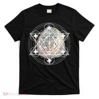 Metatron Cube Sacred Geometry Spiritual Yoga T-Shirt thumb 0