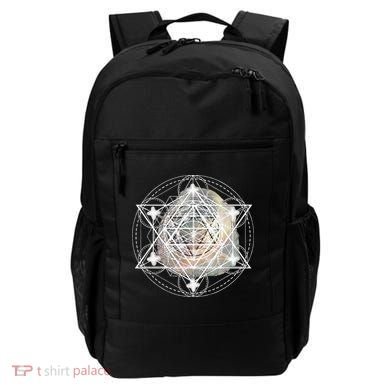 Metatron Cube Sacred Geometry Spiritual Yoga Backpack