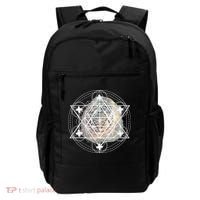 Metatron Cube Sacred Geometry Spiritual Yoga Backpack thumb 0