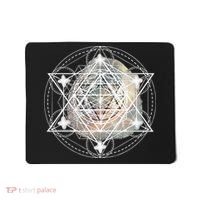 Metatron Cube Sacred Geometry Spiritual Yoga Mousepad thumb 0