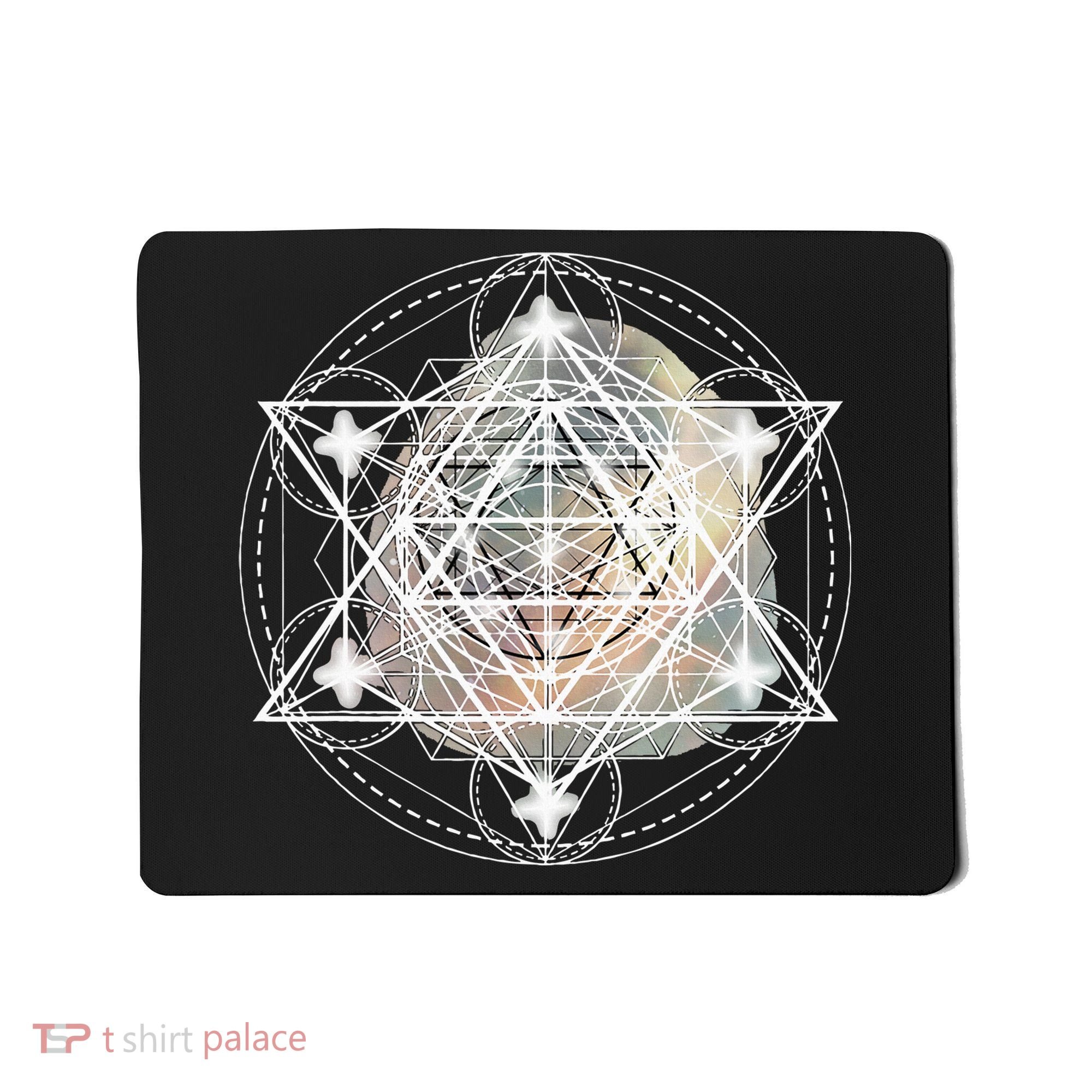 Metatron Cube Sacred Geometry Spiritual Yoga Mousepad