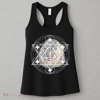 Metatron Cube Sacred Geometry Spiritual Yoga Women's Tank Top thumb 3