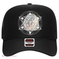 Metatron Cube Sacred Geometry Spiritual Yoga Hat thumb 0