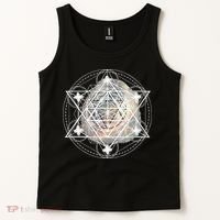 Metatron Cube Sacred Geometry Spiritual Yoga Tank Top thumb 2