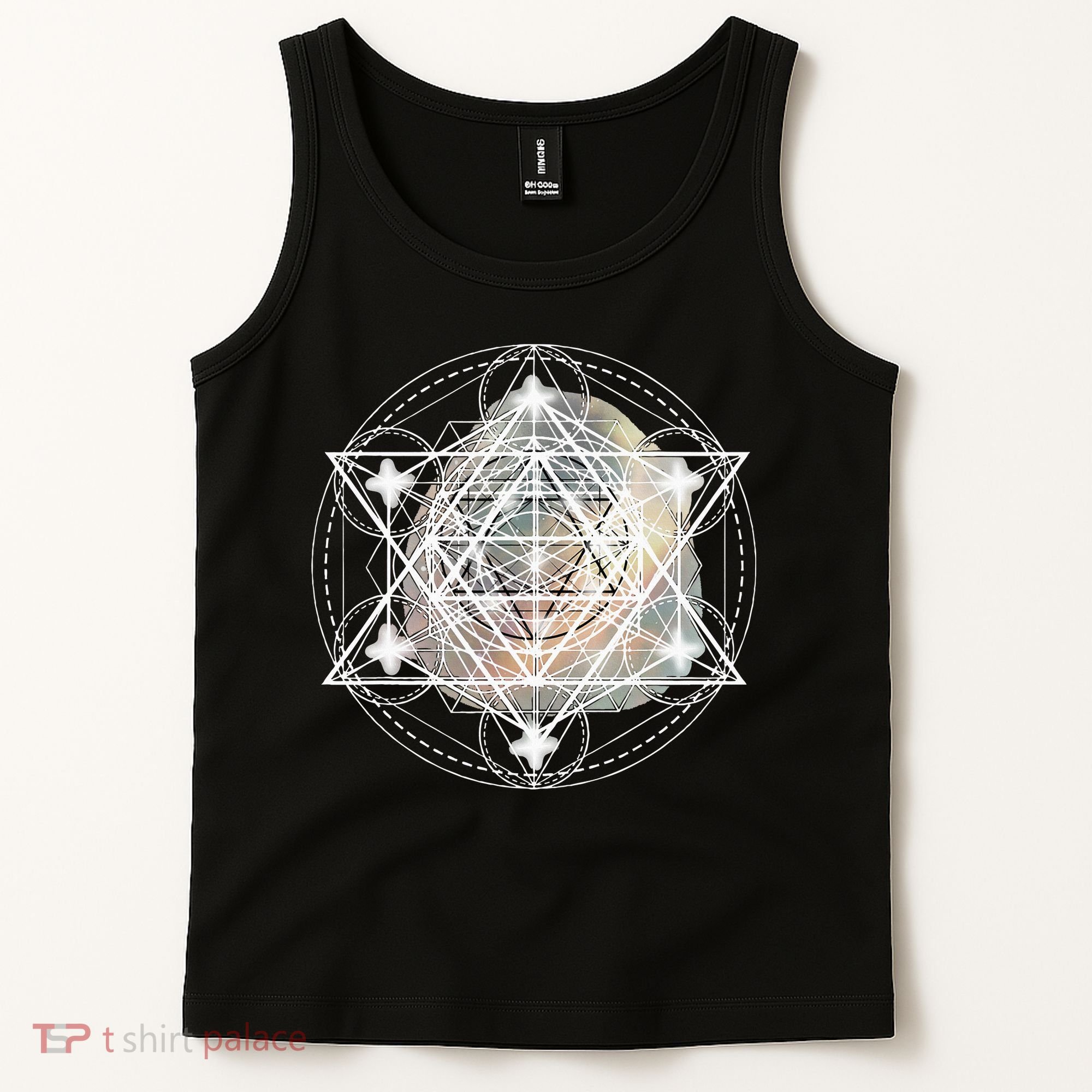 Metatron Cube Sacred Geometry Spiritual Yoga Tank Top