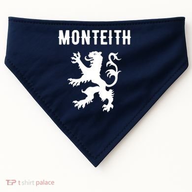 Monteith Clan Scottish Family Name Scotland USA-Made Doggie Bandana