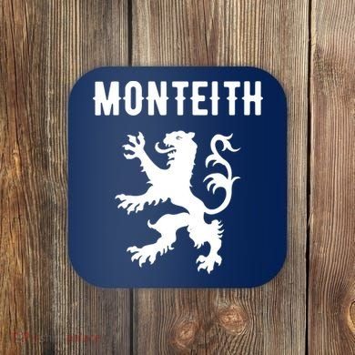 Monteith Clan Scottish Family Name Scotland Coaster