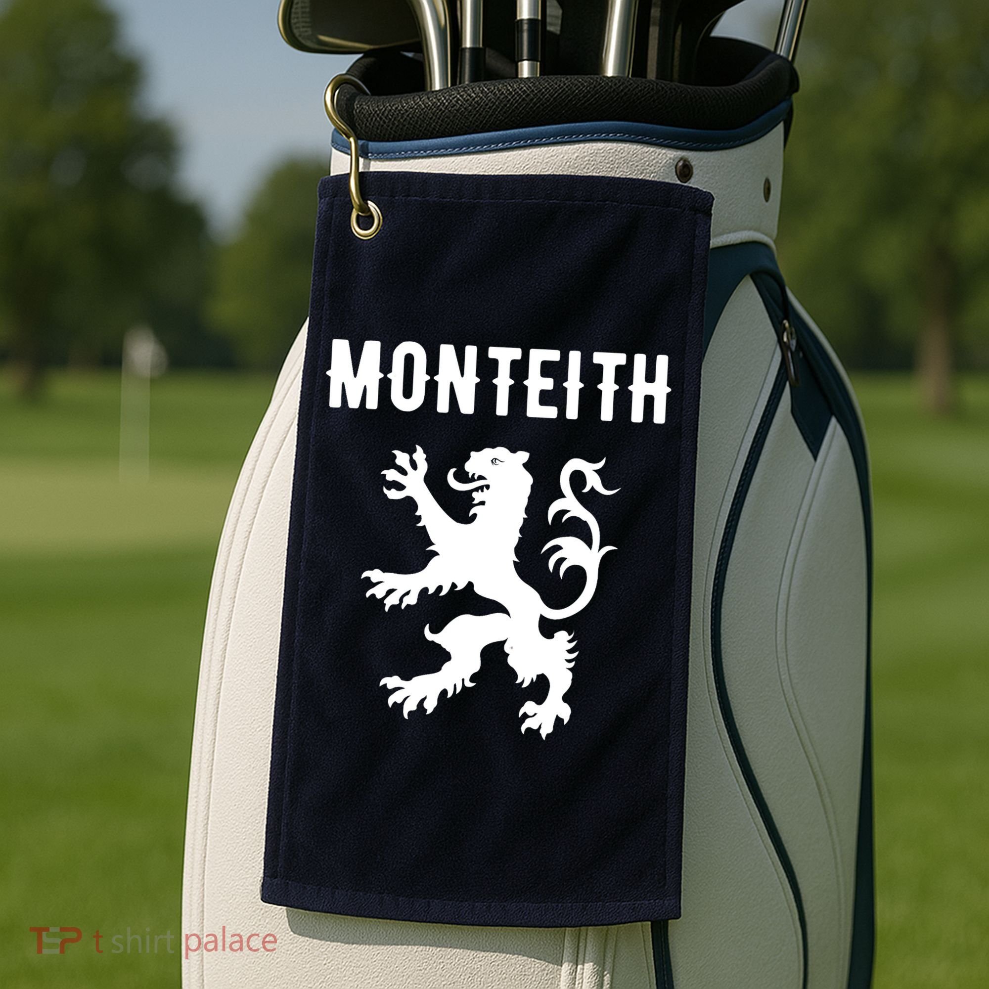 Monteith Clan Scottish Family Name Scotland Golf Towel