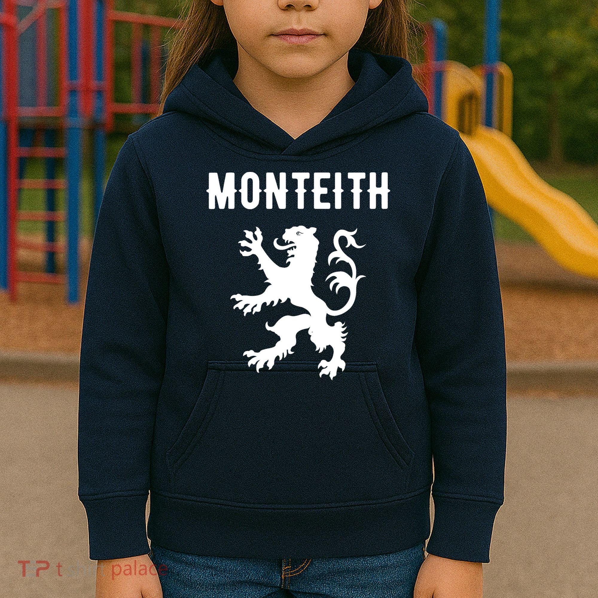 Monteith Clan Scottish Family Name Scotland Kids Hoodie