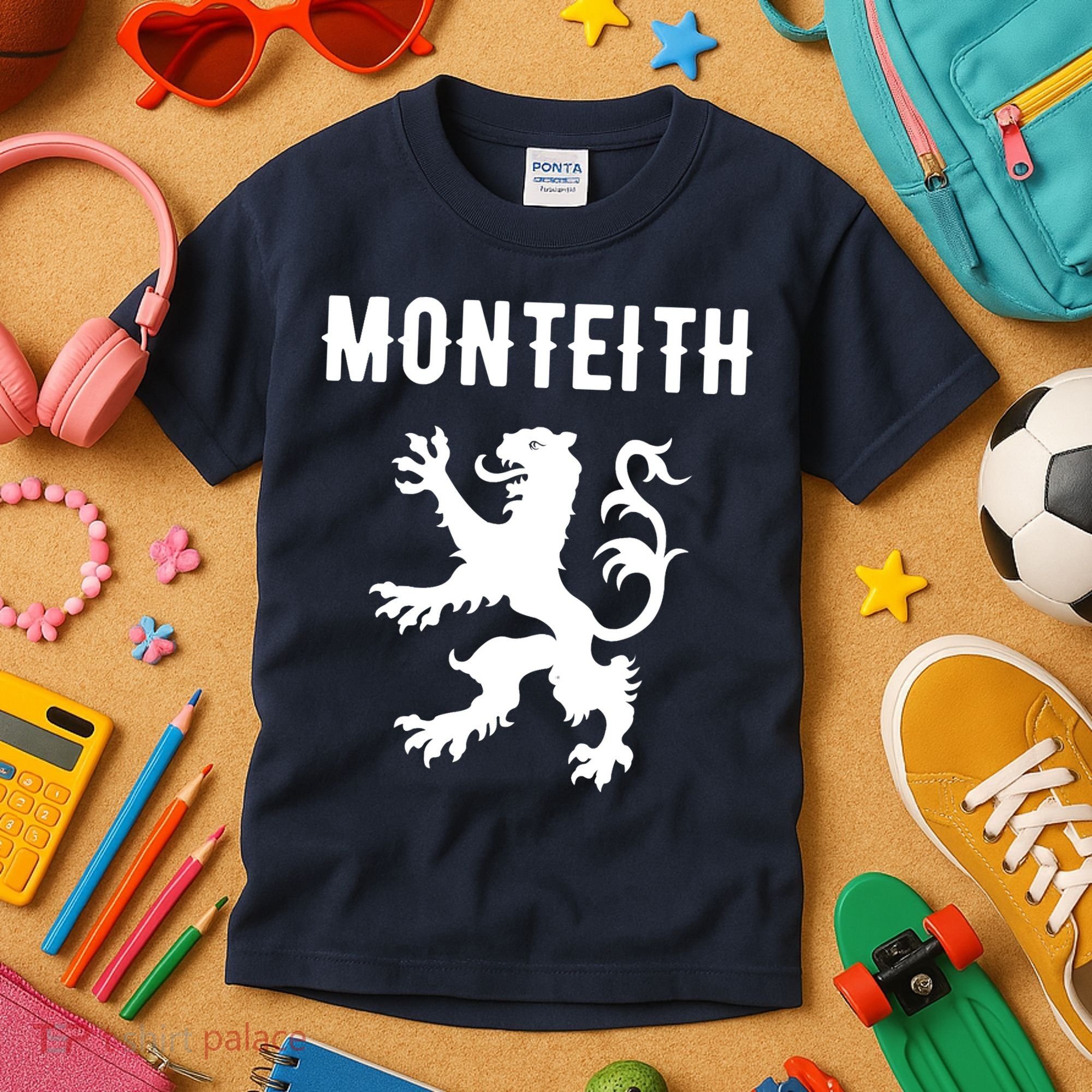 Monteith Clan Scottish Family Name Scotland Kids T-Shirt