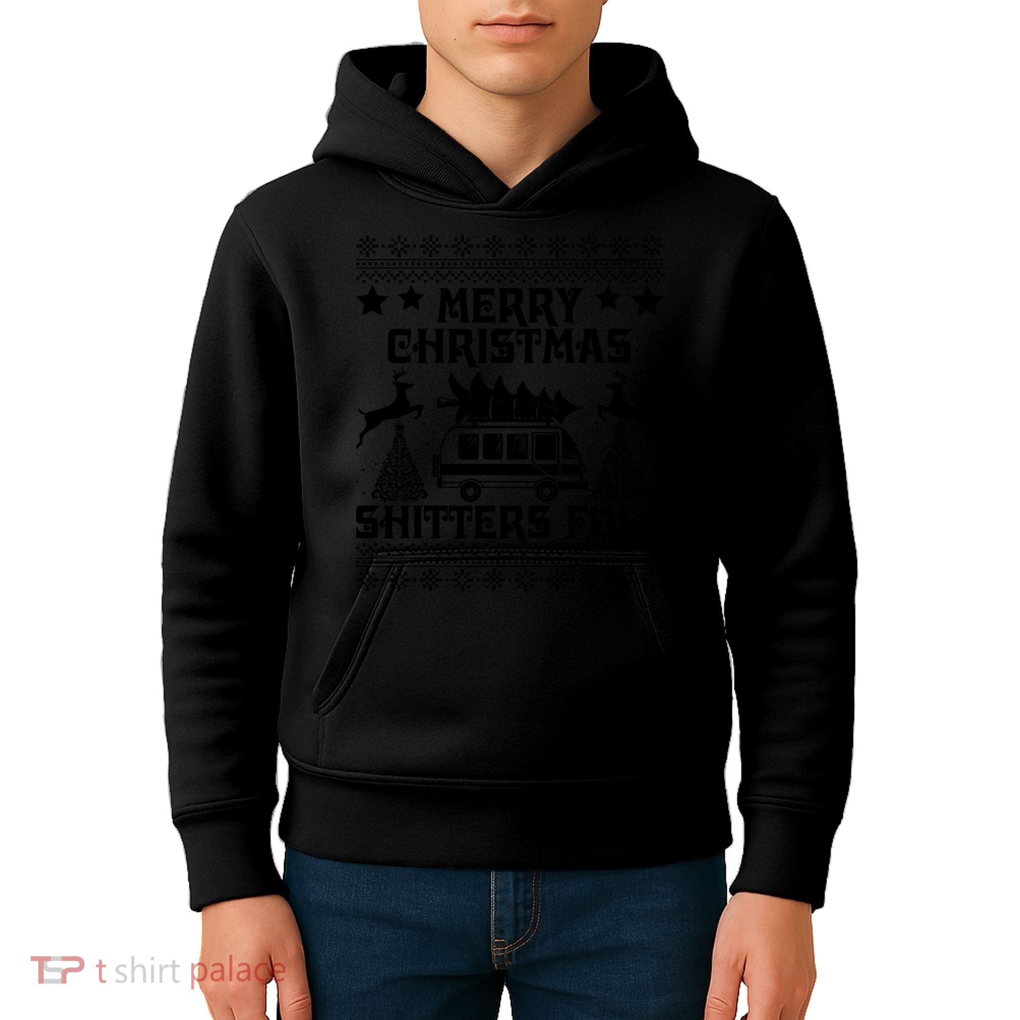 Merry Christmas Shitter Full T Kids Hoodie