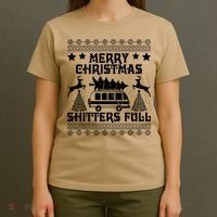 Merry Christmas Shitter Full T T-Shirt thumb 4