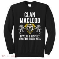 Macleod Clan Scottish Name Coat Of Arms Tartan Family Party Sweatshirt thumb 0