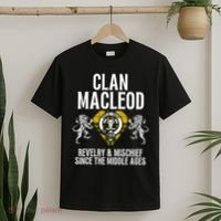 Macleod Clan Scottish Name Coat Of Arms Tartan Family Party T-Shirt thumb 2