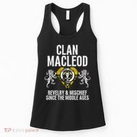 Macleod Clan Scottish Name Coat Of Arms Tartan Family Party Women's Tank Top thumb 0