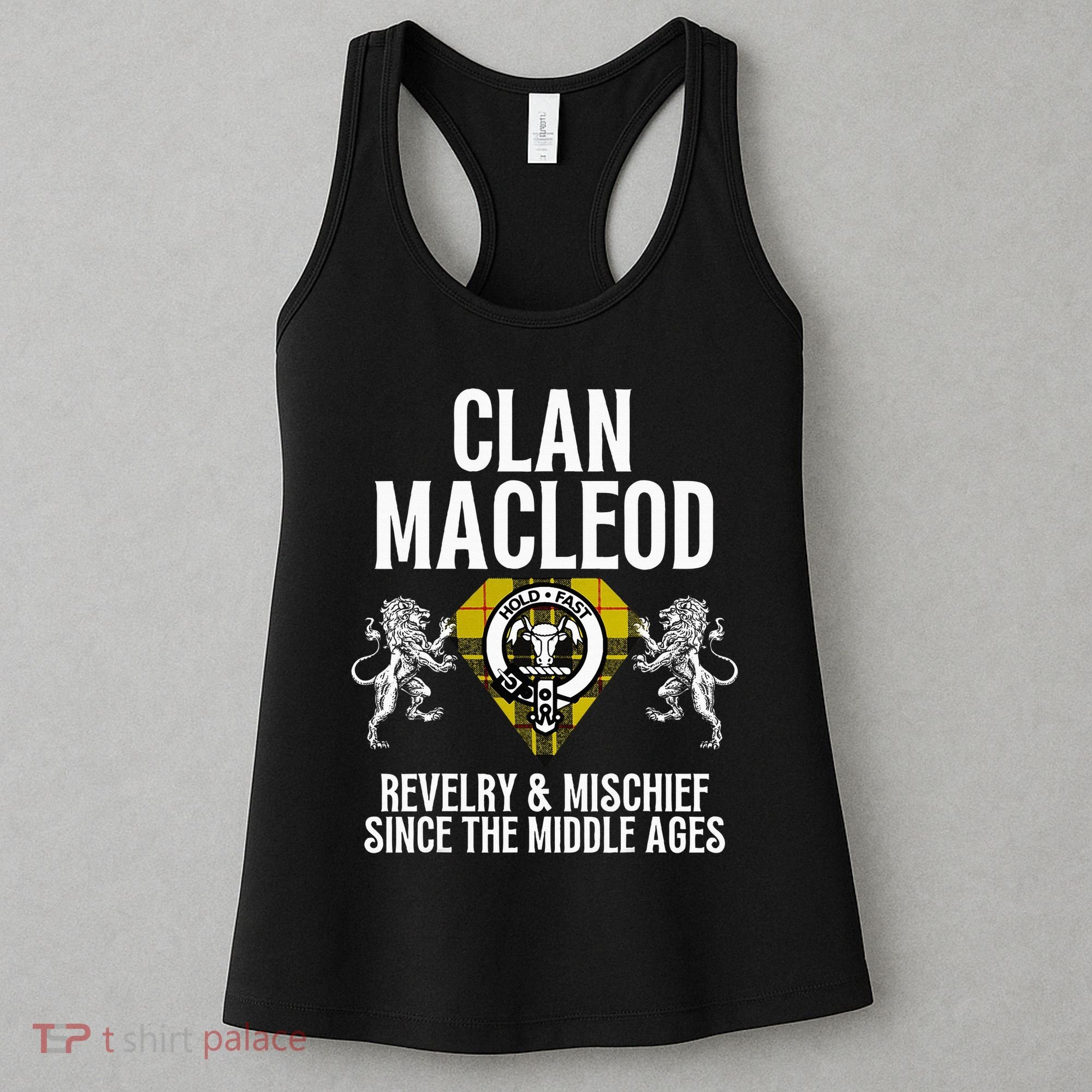 Macleod Clan Scottish Name Coat Of Arms Tartan Family Party Women's Tank Top