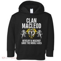 Macleod Clan Scottish Name Coat Of Arms Tartan Family Party Toddler Hoodie thumb 0