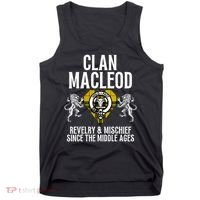 Macleod Clan Scottish Name Coat Of Arms Tartan Family Party Tank Top thumb 0