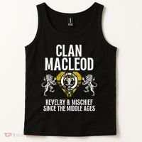 Macleod Clan Scottish Name Coat Of Arms Tartan Family Party Tank Top thumb 2