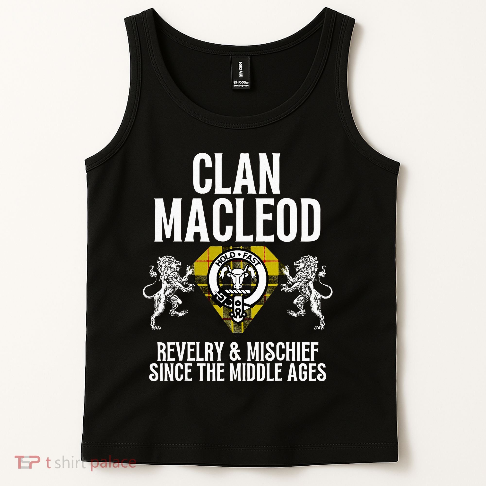 Macleod Clan Scottish Name Coat Of Arms Tartan Family Party Tank Top