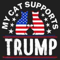 My Cat Supports Trump Beanie thumb 2