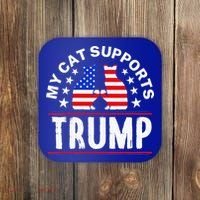 My Cat Supports Trump Coaster thumb 0
