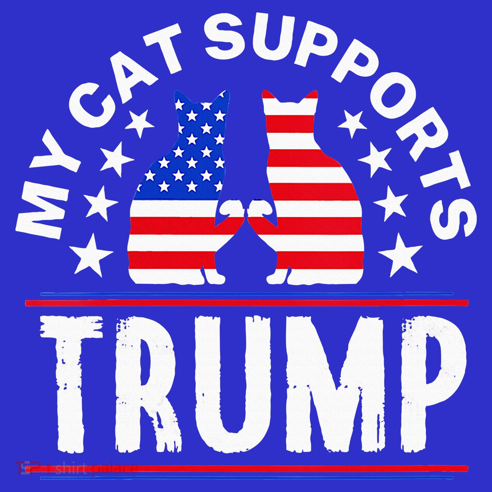 My Cat Supports Trump Women's Tank Top