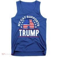 My Cat Supports Trump Tank Top thumb 0