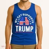 My Cat Supports Trump Tank Top thumb 3