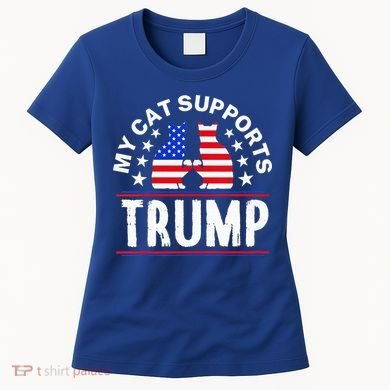 My Cat Supports Trump Women's T-Shirt