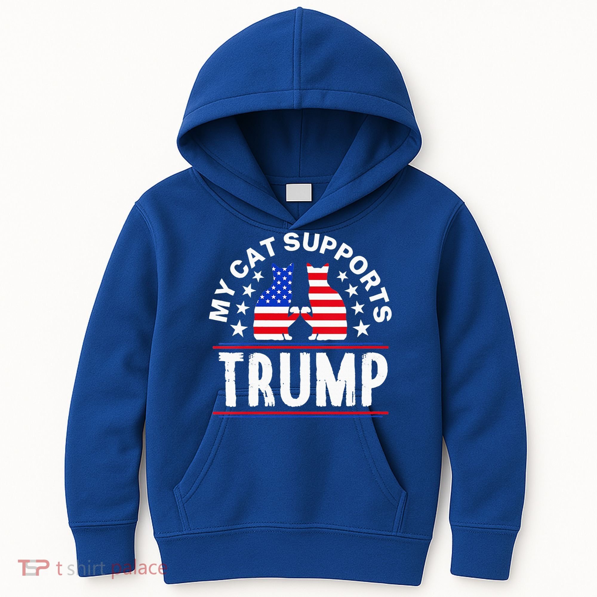 My Cat Supports Trump Kids Hoodie