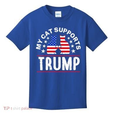 My Cat Supports Trump Kids T-Shirt