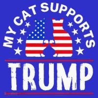 My Cat Supports Trump Kids T-Shirt thumb 4
