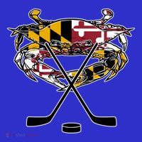 Maryland Crab State Pride Flag Gift Ice Hockey And Blue Crab Gift Mousepad thumb 1