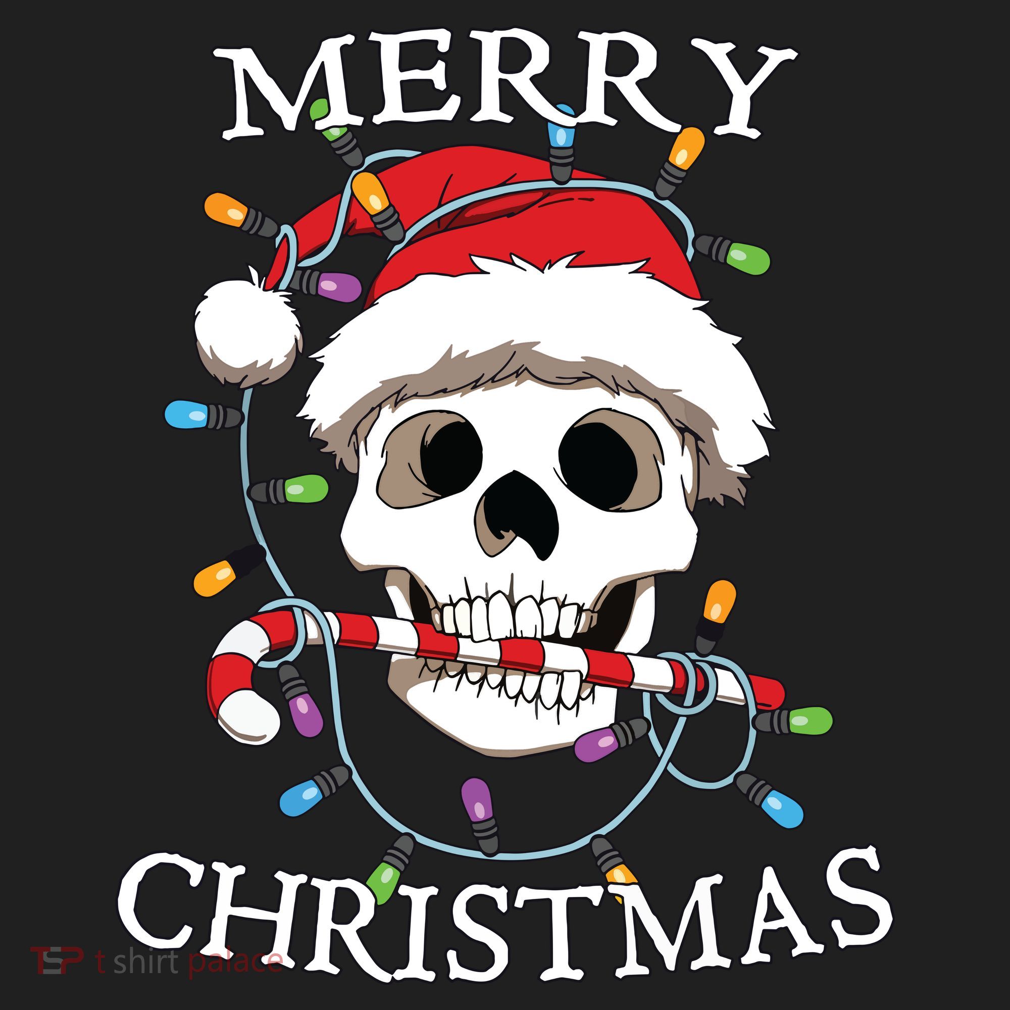 Merry Christmas Skull Skeleton Women's Sweatshirt