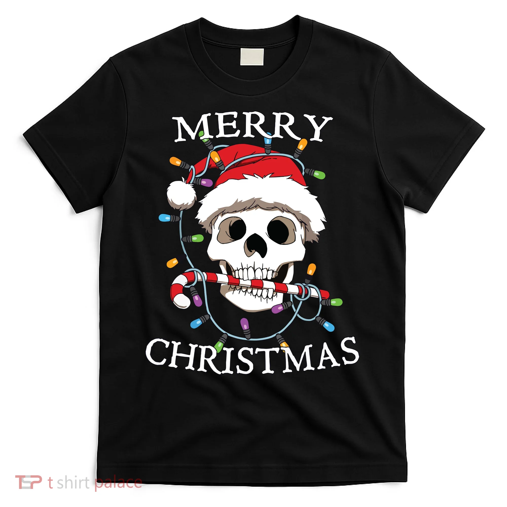 Merry Christmas Skull Skeleton T-Shirt