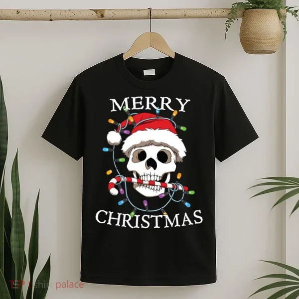Merry Christmas Skull Skeleton T-Shirt