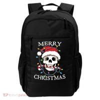 Merry Christmas Skull Skeleton Backpack thumb 0
