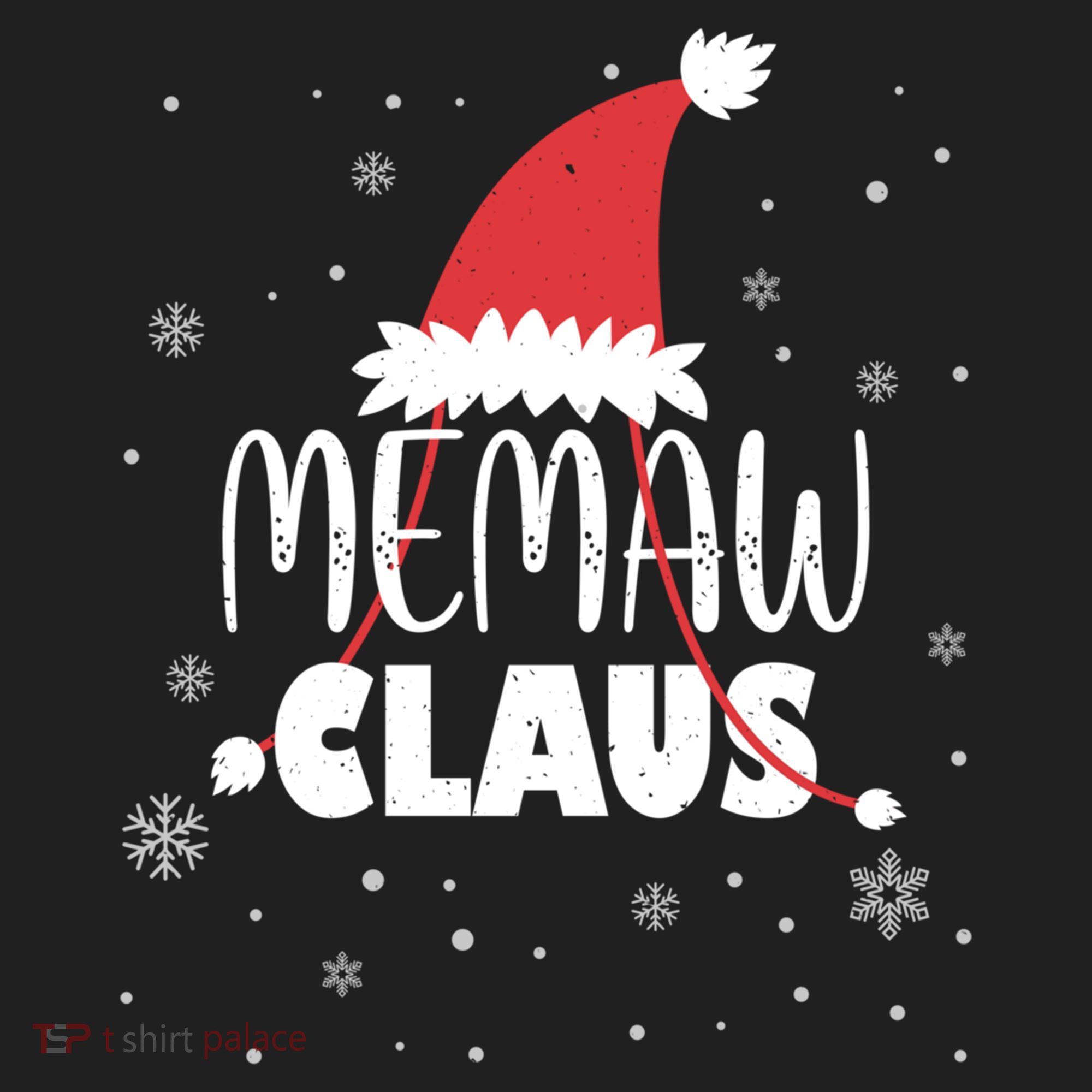 Memaw Claus Santa Hat Grandma Xmas Granny Gift Hat