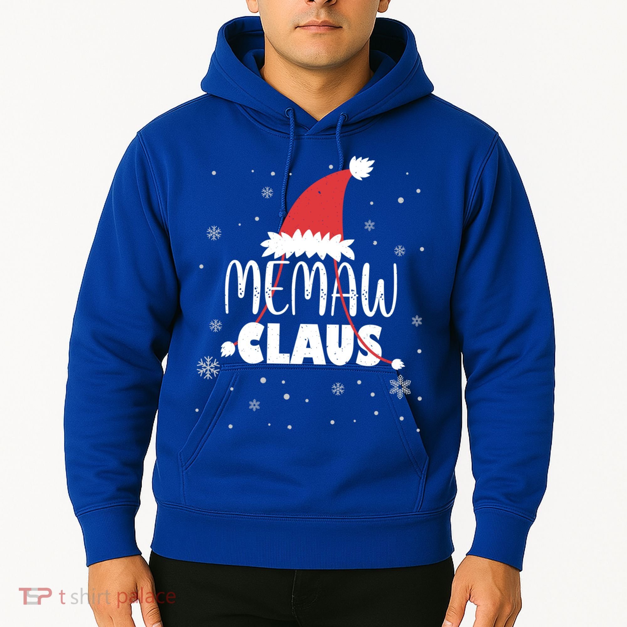 Memaw Claus Santa Hat Grandma Xmas Granny Gift Hoodie