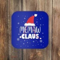 Memaw Claus Santa Hat Grandma Xmas Granny Gift Coaster thumb 0