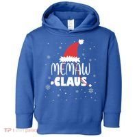 Memaw Claus Santa Hat Grandma Xmas Granny Gift Toddler Hoodie thumb 0