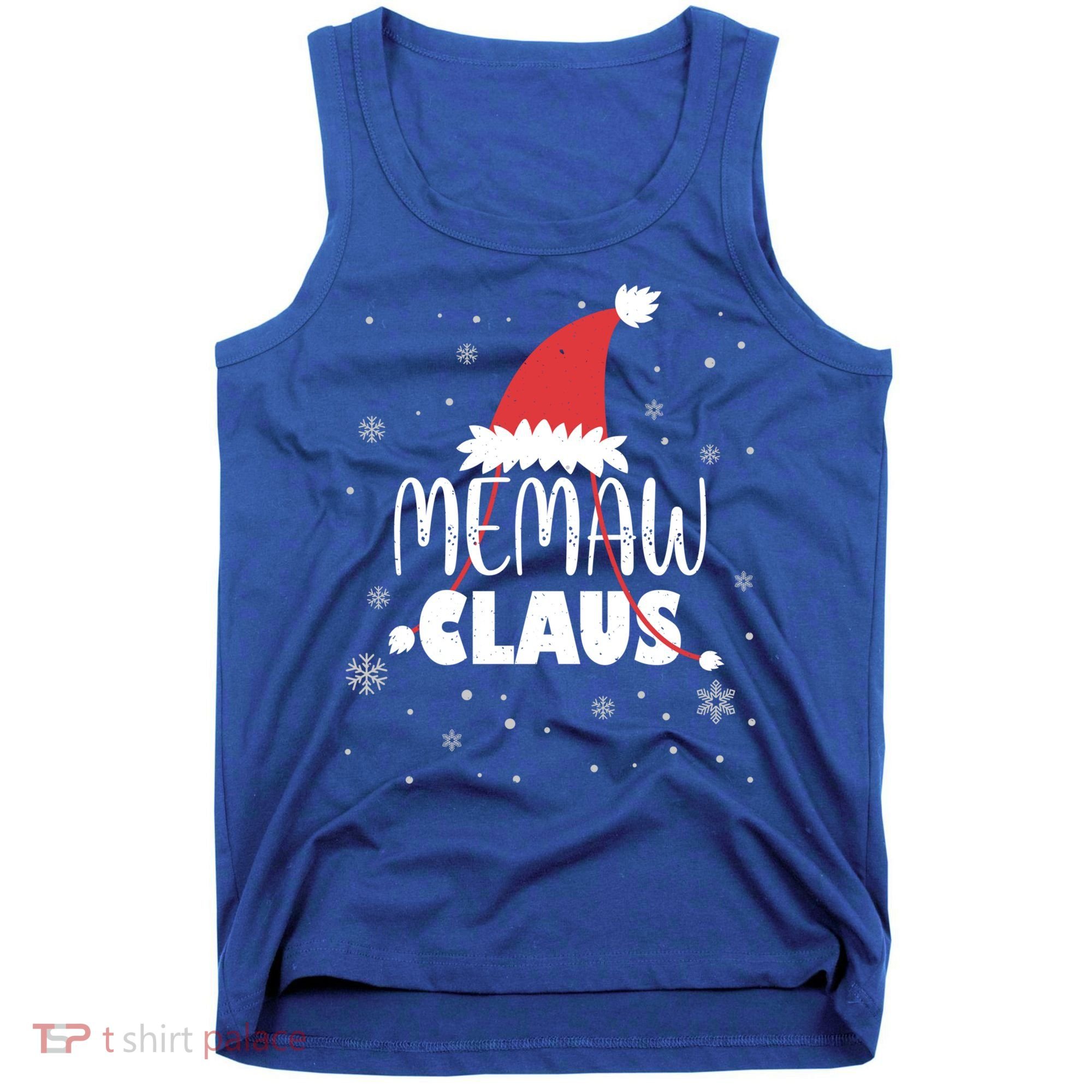 Memaw Claus Santa Hat Grandma Xmas Granny Gift Tank Top