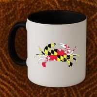Maryland Crab State Pride Flag Coffee Mug thumb 2
