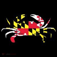 Maryland Crab State Pride Flag Ornament thumb 1