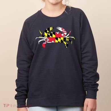 Maryland Crab State Pride Flag Women's Sweatshirt